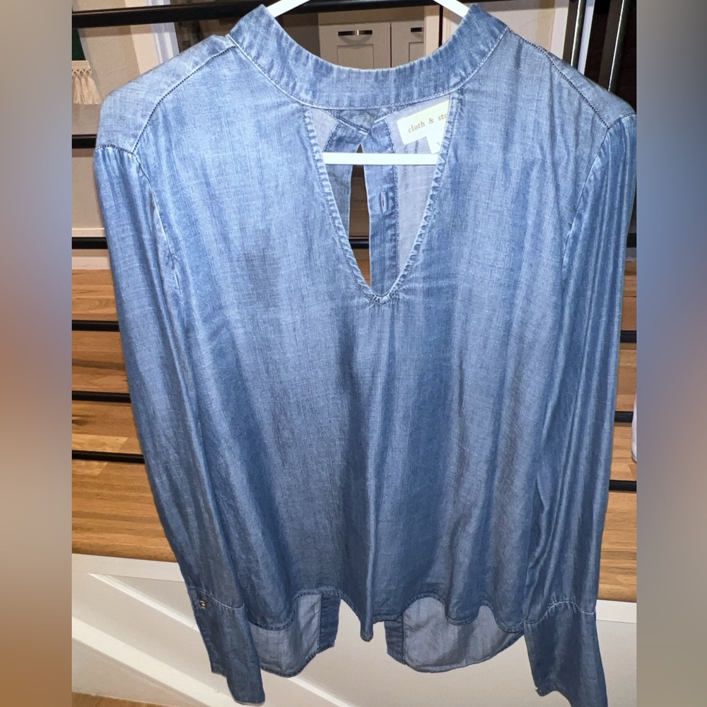 Denim top